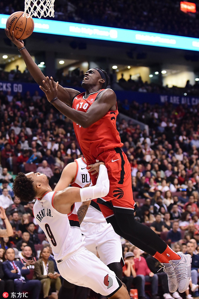 猛龙完胜上海队，利拉德成为关键先生